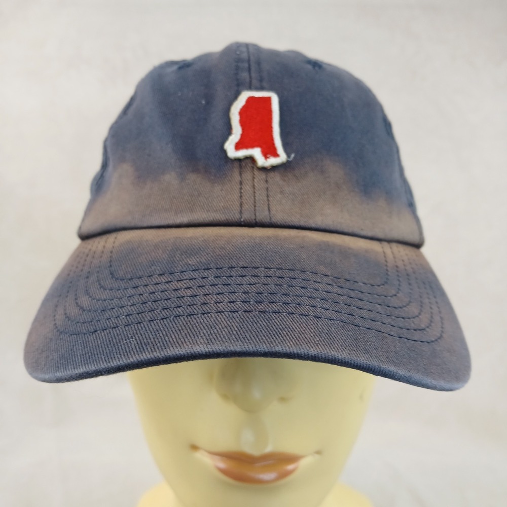 Top Of‎ The World Ole Miss Rebels Mens Cap Distressed Faded Dad Adjustable